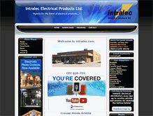 Tablet Screenshot of intralec.com